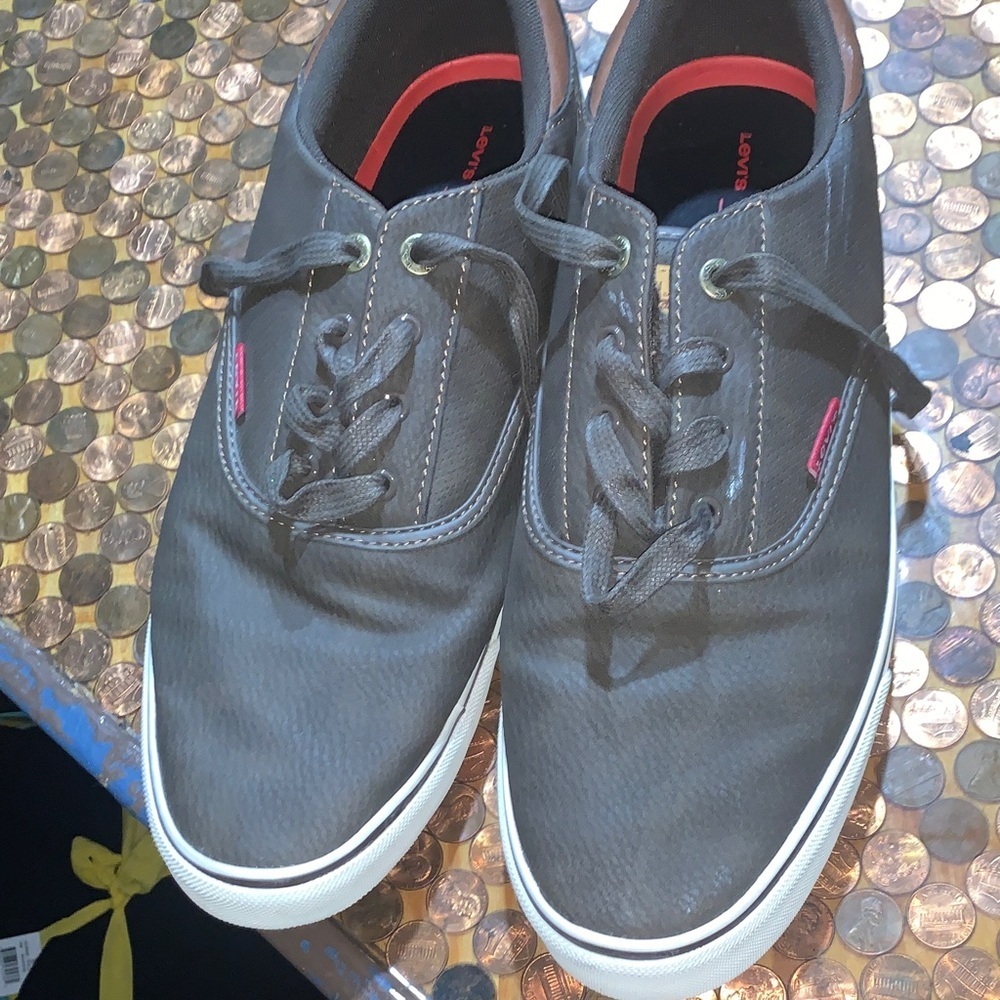 Levi's Black and Red Men's Shoes